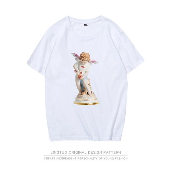 2020 new cupid angels tee womens shirt couple comfortable loose hip hop women's long t-shirt o-neck, White
2020 new cupid angels tee womens shirt couple comfortable loose hip hop women's long t-shirt o-neck, White