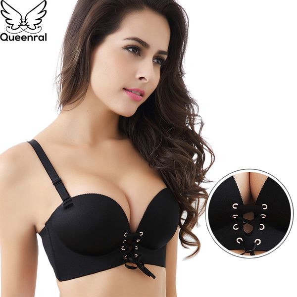 queenral push up bras bralette for women underwear lingerie bh seamless brassiere brand women intimates wire b cup, Red;black
queenral push up bras bralette for women underwear lingerie bh seamless brassiere brand women intimates wire b cup, Red;black