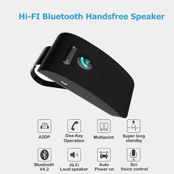 car bluetooth hifi speaker 2w handswireless audio receiver mp3 music player noise cancelling sun visor clip for 2 phones
car bluetooth hifi speaker 2w handswireless audio receiver mp3 music player noise cancelling sun visor clip for 2 phones