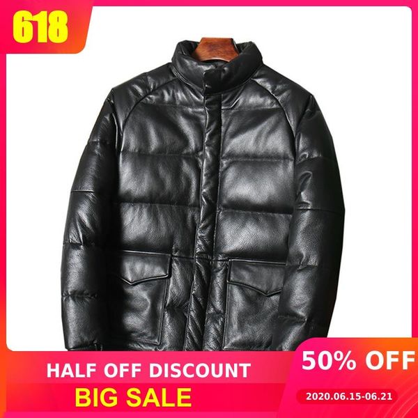 2020 black thick leather down jacket men plus size xxxl genuine cowhide russian winter warm slim fit down coat ing
2020 black thick leather down jacket men plus size xxxl genuine cowhide russian winter warm slim fit down coat ing