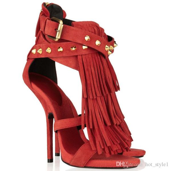woman classical fashion ankle strap rivet high heel sandals femal hollow out tassel roma sandals lady peep toe stiletto heel sandals, Black
woman classical fashion ankle strap rivet high heel sandals femal hollow out tassel roma sandals lady peep toe stiletto heel sandals, Black