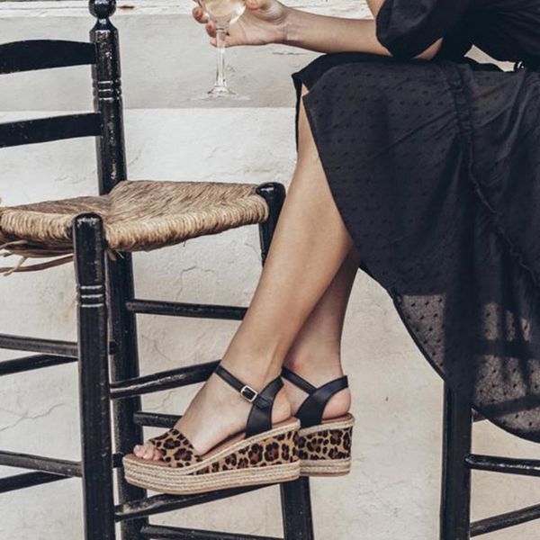 women shoes platform sandals women peep toe high wedges heel ankle buckles sandalia espadrilles female sandals shoes 2020, Black
women shoes platform sandals women peep toe high wedges heel ankle buckles sandalia espadrilles female sandals shoes 2020, Black