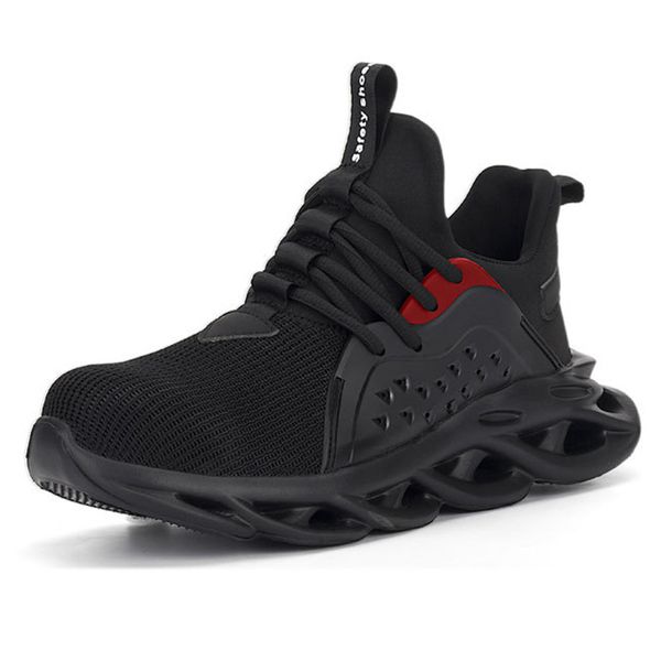 work shoes waterproof platform safety shoes anti-smash anti-stab breathable comfortable wear-resistant casual sports safety shoe, Black
work shoes waterproof platform safety shoes anti-smash anti-stab breathable comfortable wear-resistant casual sports safety shoe, Black