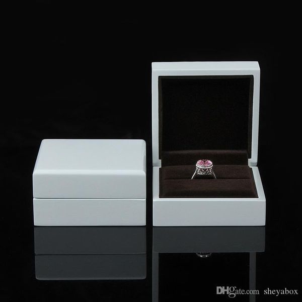 white painted wood ring gift box luxury lacquered jewelry proposal wedding engagement rings presentation holder packaging boxes brand new, Black;white
white painted wood ring gift box luxury lacquered jewelry proposal wedding engagement rings presentation holder packaging boxes brand new, Black;white