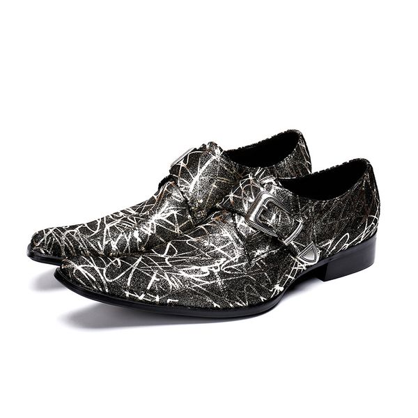 mens casual leather shoes fashion square toe buckle strap man monk shoes for party, Black
mens casual leather shoes fashion square toe buckle strap man monk shoes for party, Black