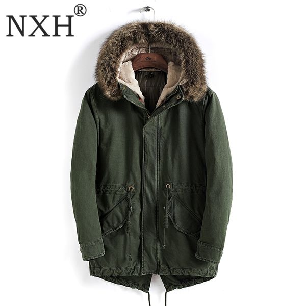 nxh 100% cotton winter casual long coat men's thickened windproof warm jacket coat men parka men overcoat lining fur big size, Black
nxh 100% cotton winter casual long coat men's thickened windproof warm jacket coat men parka men overcoat lining fur big size, Black