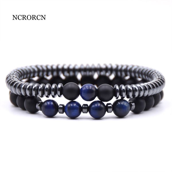 2pcs/set fashion natural stone 8mm bracelet men 6mm hematite round tablets chain bracelets for women pulseras, Black
2pcs/set fashion natural stone 8mm bracelet men 6mm hematite round tablets chain bracelets for women pulseras, Black