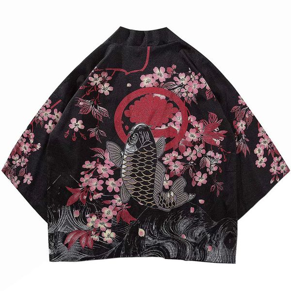 MarchWind Brand Japanese Kimono Jacket Koi Fish Printed Harajuku Hip Hop Men Japan Style Streetwear Jacket Summer Thin Clothes Loose Kimono
MarchWind Brand Japanese Kimono Jacket Koi Fish Printed Harajuku Hip Hop Men Japan Style Streetwear Jacket Summer Thin Clothes Loose Kimono