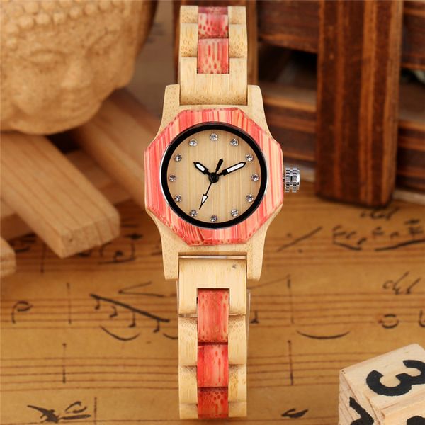 new fashion simple octagon case design women's nature wooden quartz watch analog display luminous hands watches bamboo bracelet strap g, Slivery;brown 
new fashion simple octagon case design women's nature wooden quartz watch analog display luminous hands watches bamboo bracelet strap g, Slivery;brown
