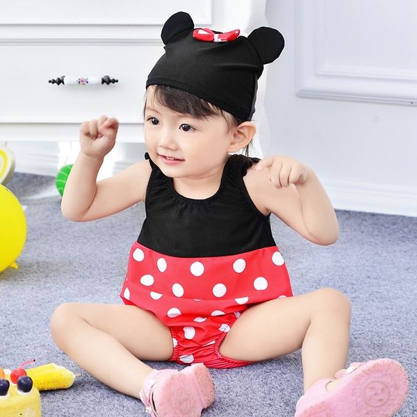 1-6 years old one-piece with hat cartoon baby cute swimsuit quick-drying baby swimsuit, White;black
1-6 years old one-piece with hat cartoon baby cute swimsuit quick-drying baby swimsuit, White;black