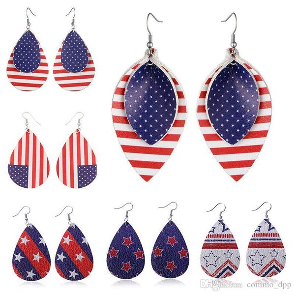fashion multi-layer pu leather dangle earrings for women softball basketball soccer american flag waterdrop shape statement earrings jewelry, Silver
fashion multi-layer pu leather dangle earrings for women softball basketball soccer american flag waterdrop shape statement earrings jewelry, Silver