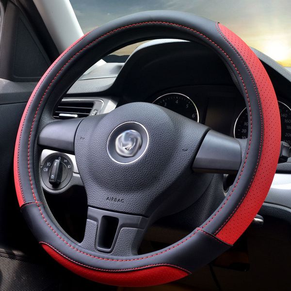 4 colors steering wheel cover with hole punching wear-resistant car handle cover for 35/36/37/38/39/40cm diameter universal
4 colors steering wheel cover with hole punching wear-resistant car handle cover for 35/36/37/38/39/40cm diameter universal