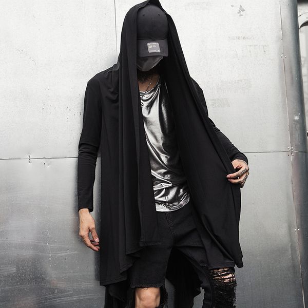 autumn winter men gotico punk rock trench coat long jacket cloak men vintage black hooded overcoat cardigan gothic style coats, Tan;black
autumn winter men gotico punk rock trench coat long jacket cloak men vintage black hooded overcoat cardigan gothic style coats, Tan;black