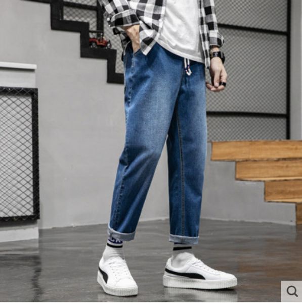 dark blue the new jeans men straight loose hong kong fashion brand leisure trousers male young students
dark blue the new jeans men straight loose hong kong fashion brand leisure trousers male young students