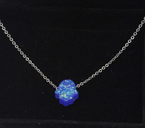 blue white faux opal hamsa necklace hand fatima pendant necklace stainless steel chain choker women jewelry collier 2019 fashion, Silver
blue white faux opal hamsa necklace hand fatima pendant necklace stainless steel chain choker women jewelry collier 2019 fashion, Silver