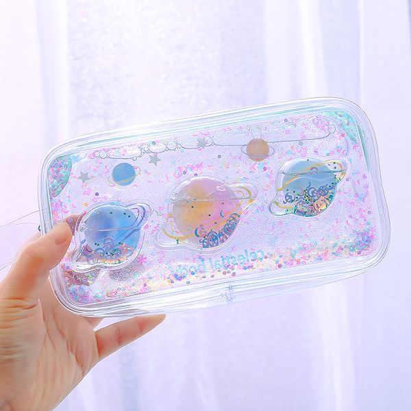 lovefrom 1pcs/lot cute pencil case transparent quicksand cute literary girl heart pencil case stationery office school supply
lovefrom 1pcs/lot cute pencil case transparent quicksand cute literary girl heart pencil case stationery office school supply