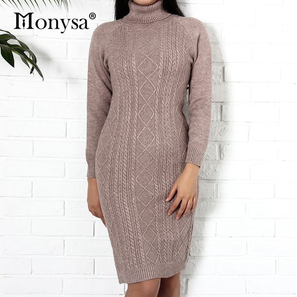 turtleneck warm dresses women 2018 winter new arrival long sleeve casual knitted dress ladies twist knee length sweater dress, Black;gray
turtleneck warm dresses women 2018 winter new arrival long sleeve casual knitted dress ladies twist knee length sweater dress, Black;gray