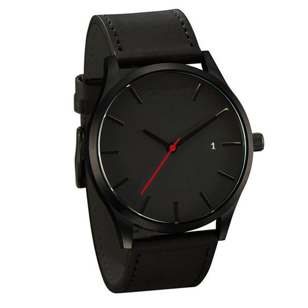 fashion casual men's watch leather business quartz watch men's relogio masculino relogio y30, Slivery;brown