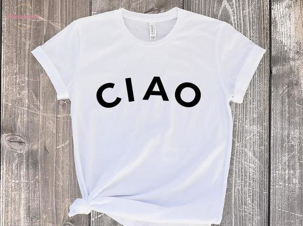 ciao italy hello print women tshirt cotton casual funny t shirt for lady yong girl 100% cotton tee hipster drop ship, White
ciao italy hello print women tshirt cotton casual funny t shirt for lady yong girl 100% cotton tee hipster drop ship, White