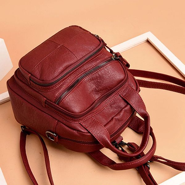 new 2020 lady small backpack retro leather teenager girls zipper mini soft backpack solid color multi-function handbag
new 2020 lady small backpack retro leather teenager girls zipper mini soft backpack solid color multi-function handbag