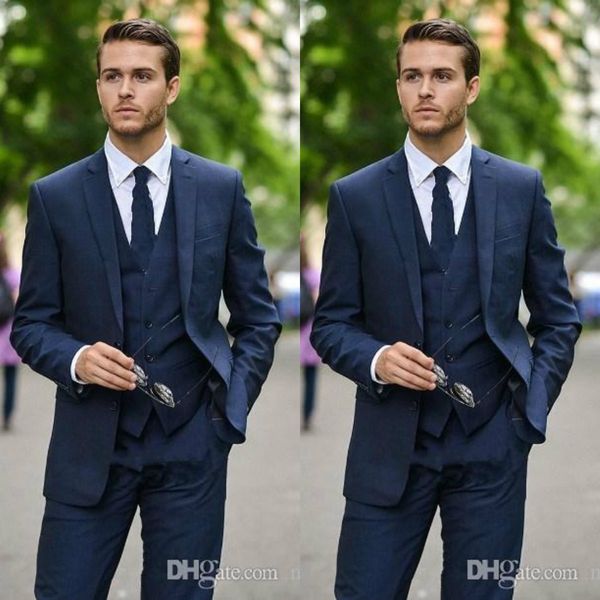 navy blue mens suits groom tuxedos notch lapel mens wedding blazer suits custom made 3 pieces suit(jacket+pants+vest+tie), Black;gray
navy blue mens suits groom tuxedos notch lapel mens wedding blazer suits custom made 3 pieces suit(jacket+pants+vest+tie), Black;gray