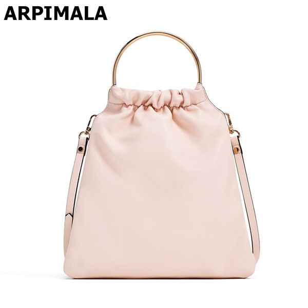 arpimala 2018 pink leather clutch bag metal circle bucket bags for women fashionable evening handbags crossbody
arpimala 2018 pink leather clutch bag metal circle bucket bags for women fashionable evening handbags crossbody