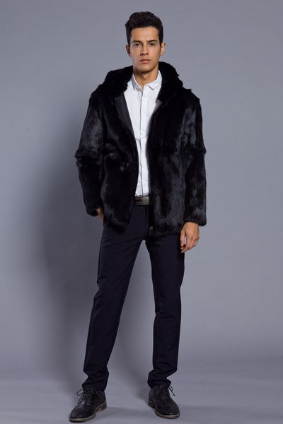 new arrival winter male fur overcoat long sleeve mens coats with fur parka men overcoat warm faux jacket men, Black
new arrival winter male fur overcoat long sleeve mens coats with fur parka men overcoat warm faux jacket men, Black
