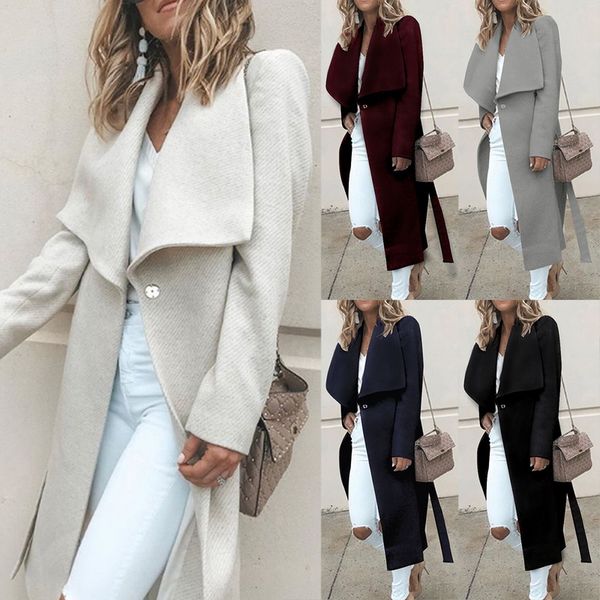 female long warm loose outerwear coats streetwear jacket 2019 women winter coat vintage autumn blends coats for women new, Black
female long warm loose outerwear coats streetwear jacket 2019 women winter coat vintage autumn blends coats for women new, Black