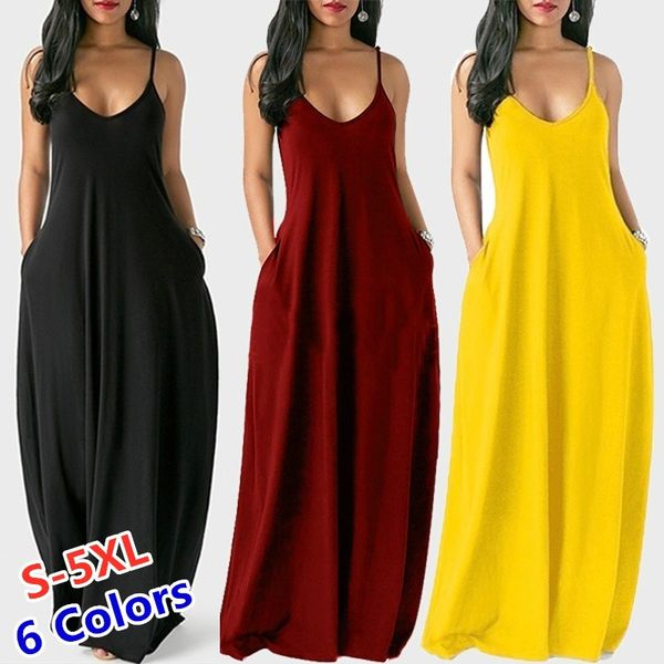 womens backless maxi dress sling dress summer boho casual loose long plus size pockets solid color beach party, Black;gray
womens backless maxi dress sling dress summer boho casual loose long plus size pockets solid color beach party, Black;gray