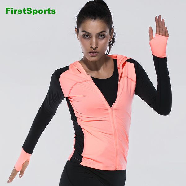 sports running jackets womens zipper gym yoga hoodies long sleeve breathable fitness workout jogging sportswear with pocket, Black;red
sports running jackets womens zipper gym yoga hoodies long sleeve breathable fitness workout jogging sportswear with pocket, Black;red