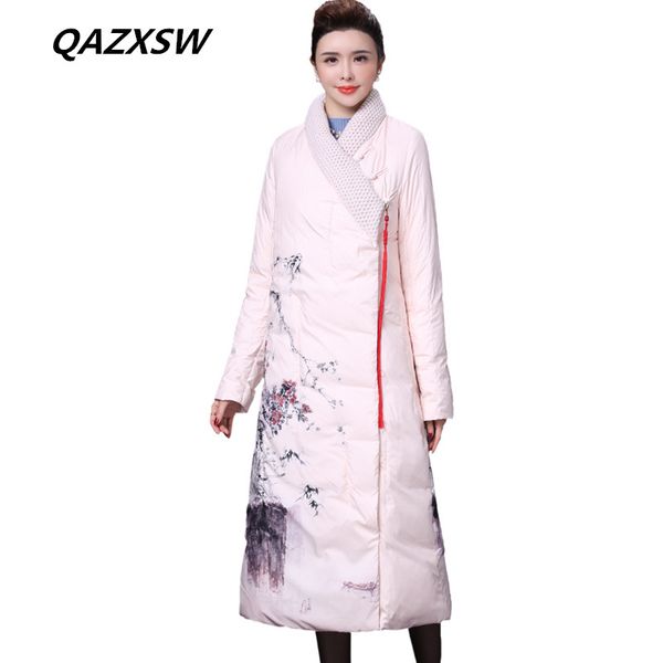 qazxsw 2018 new women's winter down jacket exquisite printing a word version outer 100% white duck down thick warm coat le306, Black
qazxsw 2018 new women's winter down jacket exquisite printing a word version outer 100% white duck down thick warm coat le306, Black