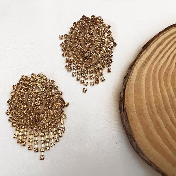 miwens crystal tassel drop earrings women long big dangle earrings 2019 fashion party statement wholesale handmade jewelry a135, Golden
miwens crystal tassel drop earrings women long big dangle earrings 2019 fashion party statement wholesale handmade jewelry a135, Golden