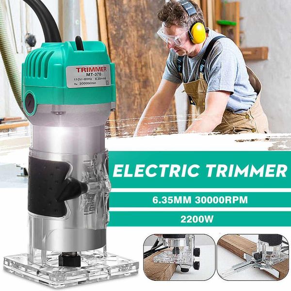 30000rmp 2200w 1/4 inch corded wood laminate router electric hand trimmer woodworking power tool with 60inch cable
30000rmp 2200w 1/4 inch corded wood laminate router electric hand trimmer woodworking power tool with 60inch cable