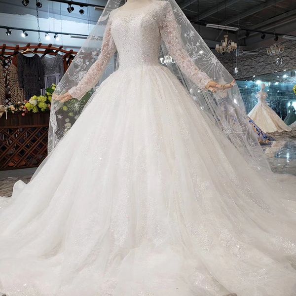 2019 новые длинные sheer рукава свадебные платья иллюзия декольте открыть замочную скважину назад длинные аппликация вуаль сияющий кристалл, White
2019 новые длинные sheer рукава свадебные платья иллюзия декольте открыть замочную скважину назад длинные аппликация вуаль сияющий кристалл, White