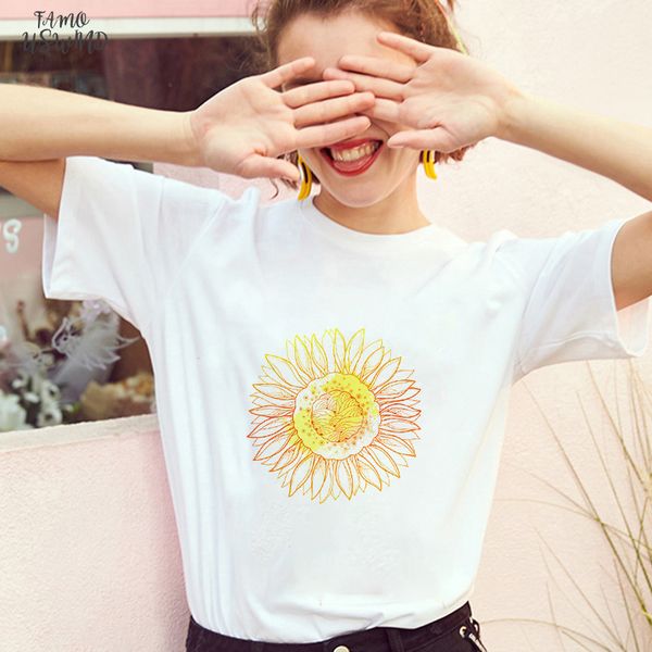 harley sunflower women clothes 2020 dont worry be hippie harajuku kawaii streetwear letter korean style female oversized t shirt, White
harley sunflower women clothes 2020 dont worry be hippie harajuku kawaii streetwear letter korean style female oversized t shirt, White
