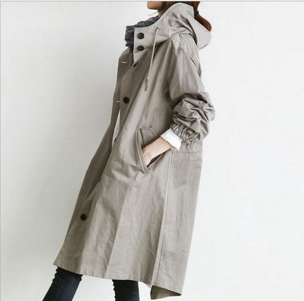 2019 spring and autumn new style dongdaemun procurement service celebrity inspired korean-style loose-fit british-style trench c, Black
2019 spring and autumn new style dongdaemun procurement service celebrity inspired korean-style loose-fit british-style trench c, Black