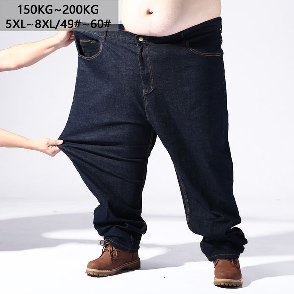 7xl 8xl four seasons elastic tight belt oversized jeans male loose large size casual stretch 59 60 extra large size men's pants, Blue
7xl 8xl four seasons elastic tight belt oversized jeans male loose large size casual stretch 59 60 extra large size men's pants, Blue