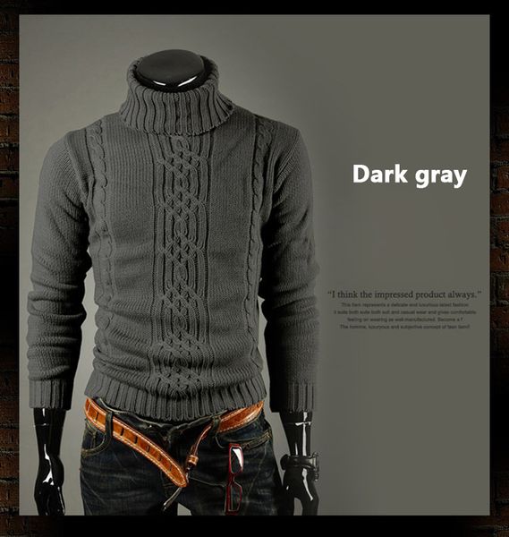 new fashion brand slim men's knit lapel long sleeve turtleneck turtleneck solid color regular sweater for men winter high neck, White;black
new fashion brand slim men's knit lapel long sleeve turtleneck turtleneck solid color regular sweater for men winter high neck, White;black