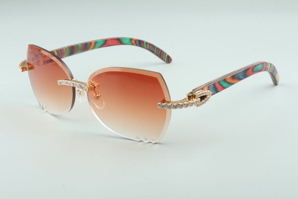 2019 t3524017-6 trimming cutting lenses xl diamonds sunglasses, natural peacock wooden temples glasses, size: 18-135mm, White;black
2019 t3524017-6 trimming cutting lenses xl diamonds sunglasses, natural peacock wooden temples glasses, size: 18-135mm, White;black