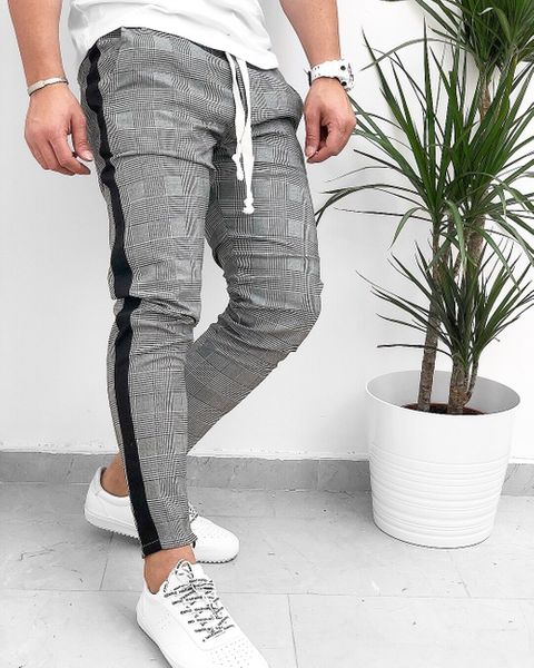 men sport trousers tracksuit bottoms skinny sweat plaid pant fashion fitness regular broadcloth pleated drawstring pencil pants, Black
men sport trousers tracksuit bottoms skinny sweat plaid pant fashion fitness regular broadcloth pleated drawstring pencil pants, Black