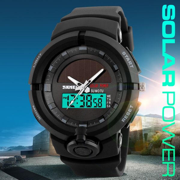 skmei men quartz watches solar sports watch double time digital watches waterproof wristwatches male clock relogio masculino, Slivery;brown
skmei men quartz watches solar sports watch double time digital watches waterproof wristwatches male clock relogio masculino, Slivery;brown