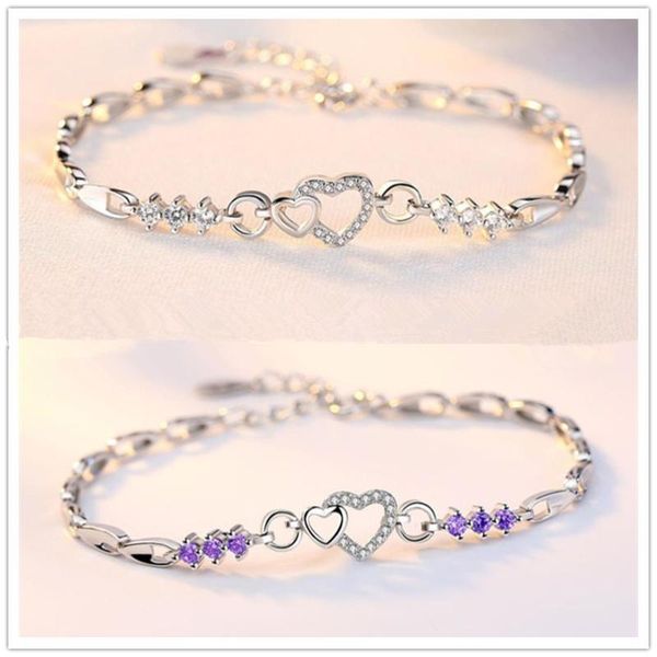 мода девушки сердца циркон браслеты женщин ювелирные изделия top silver качество 925 браслет аксессуары женский cz фиолетовый браслет подарк, Golden;silver
мода девушки сердца циркон браслеты женщин ювелирные изделия top silver качество 925 браслет аксессуары женский cz фиолетовый браслет подарк, Golden;silver