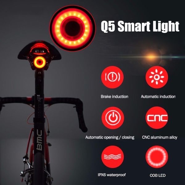 rockbros bicycle smart brake sensing light auto start/sipx6 waterproof led charging cycling taillight bike light accessories
rockbros bicycle smart brake sensing light auto start/sipx6 waterproof led charging cycling taillight bike light accessories