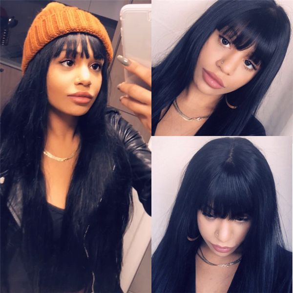 13x6 lace front human hair wigs with bangs for black women remy brazilian human hair lace front wig pre plucked bang
13x6 lace front human hair wigs with bangs for black women remy brazilian human hair lace front wig pre plucked bang