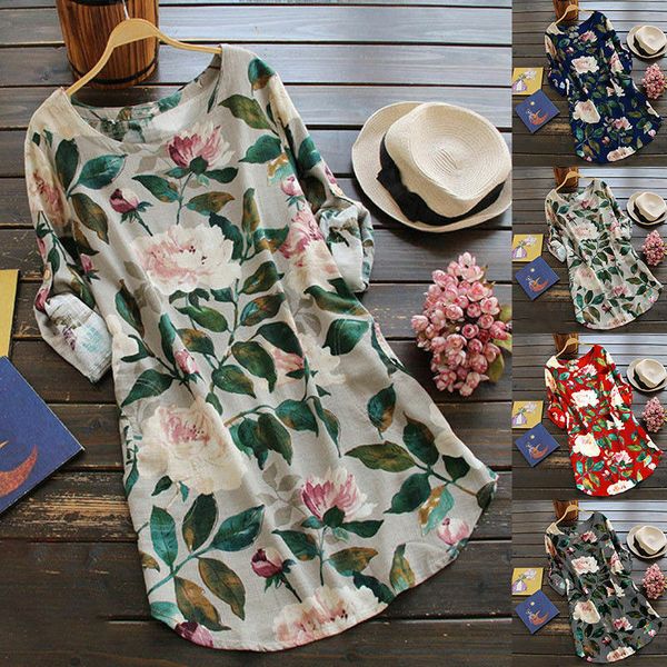 summer women casual loose floral printed dress ladies long sleeve o neck dresses plus size white blue grey, Black;gray
summer women casual loose floral printed dress ladies long sleeve o neck dresses plus size white blue grey, Black;gray