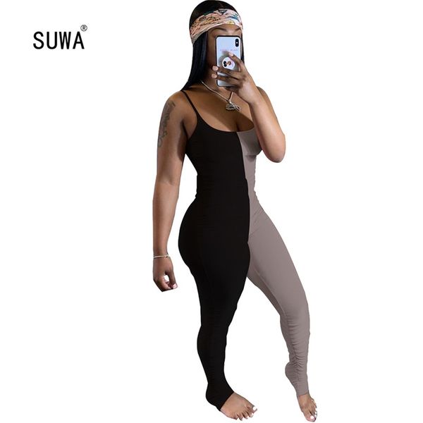 2020 new product summer women jumpsuit and rompers contrast patchwork high-elastic bodycon casual fitness street ladies overalls, Black;white
2020 new product summer women jumpsuit and rompers contrast patchwork high-elastic bodycon casual fitness street ladies overalls, Black;white