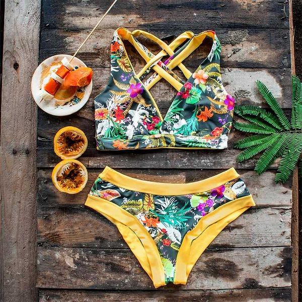 hight waist bikini set 2020 push up print yellow floral swimwear women two pieces swimsuit beach wear bathing suit biquini
hight waist bikini set 2020 push up print yellow floral swimwear women two pieces swimsuit beach wear bathing suit biquini