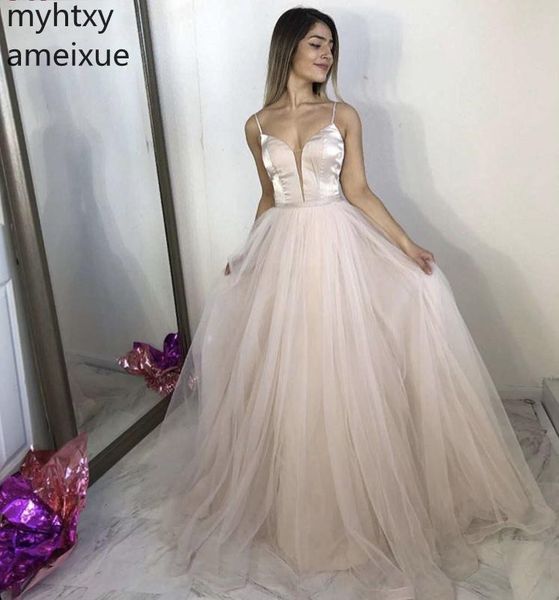 new champagne tulle plus size evening gown dresses for women v-neck spaghetti straps sweep train soft tulle zipper back, White;black
new champagne tulle plus size evening gown dresses for women v-neck spaghetti straps sweep train soft tulle zipper back, White;black