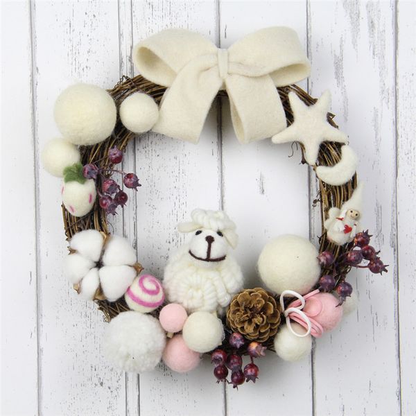 25cm handmade wool felt moon star christmas wreath felt garland diy kit for front door wreath wedding party kids room decoration
25cm handmade wool felt moon star christmas wreath felt garland diy kit for front door wreath wedding party kids room decoration