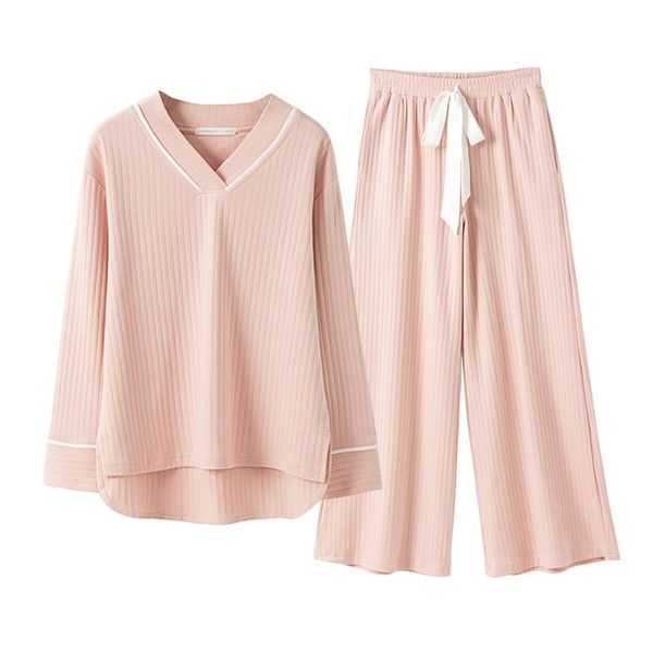 new spring cotton knitting wide leggings suit womens pyjamas pajamas sleepwear female pijama home suit clothes pregnant women, Black;red
new spring cotton knitting wide leggings suit womens pyjamas pajamas sleepwear female pijama home suit clothes pregnant women, Black;red